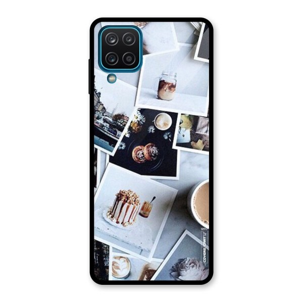 Pictures Coffee Glass Back Case for Galaxy A12