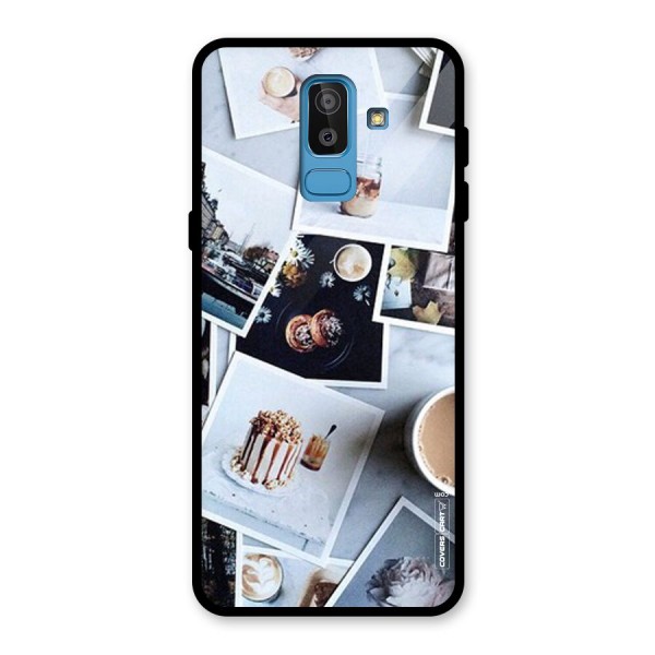 Pictures Coffee Glass Back Case for Galaxy J8