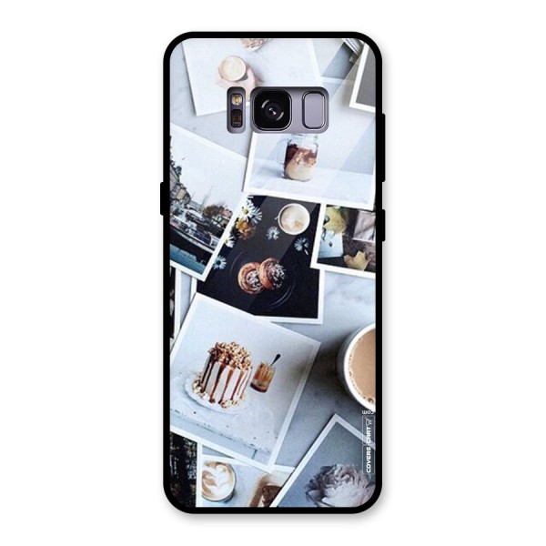 Pictures Coffee Glass Back Case for Galaxy S8