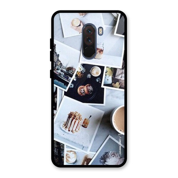 Pictures Coffee Glass Back Case for Poco F1