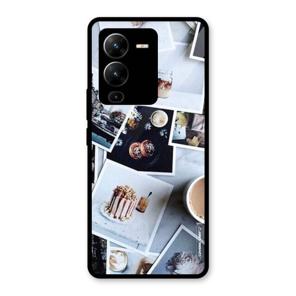 Pictures Coffee Glass Back Case for Vivo V25 Pro