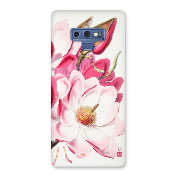 Pink Beautiful Flower Back Case for Galaxy Note 9