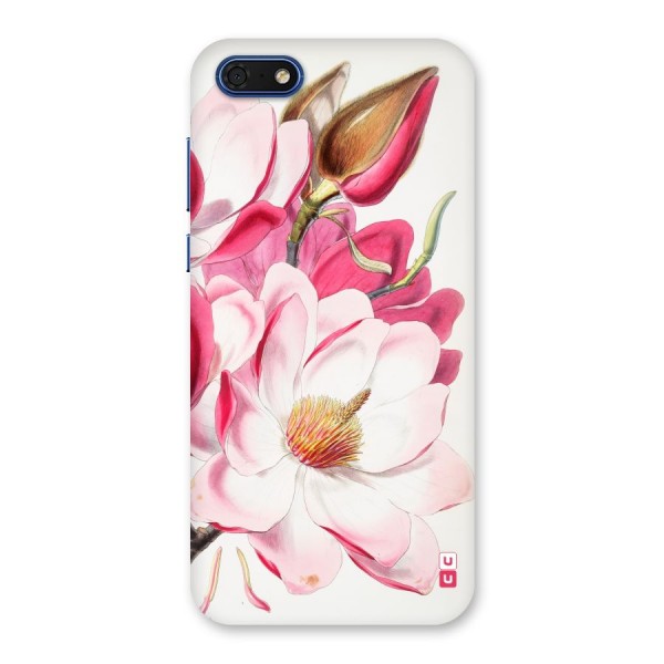 Pink Beautiful Flower Back Case for Honor 7s