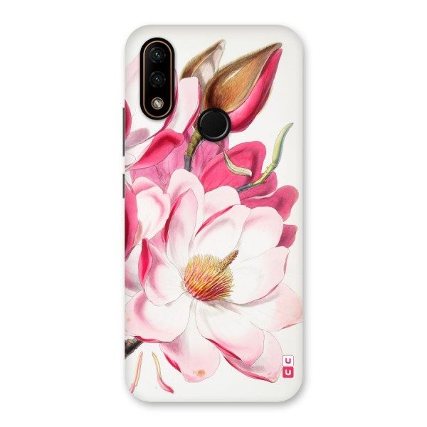 Pink Beautiful Flower Back Case for Lenovo A6 Note