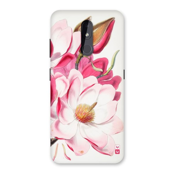 Pink Beautiful Flower Back Case for Nokia 3.2