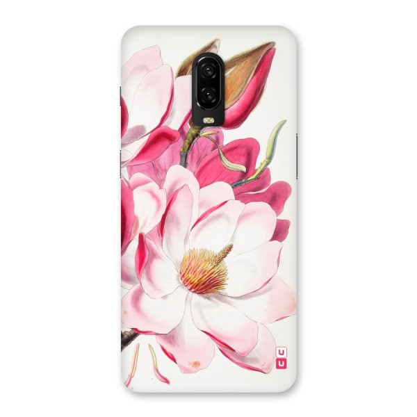 Pink Beautiful Flower Back Case for OnePlus 6T