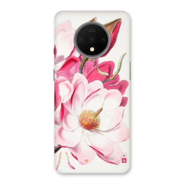 Pink Beautiful Flower Back Case for OnePlus 7T