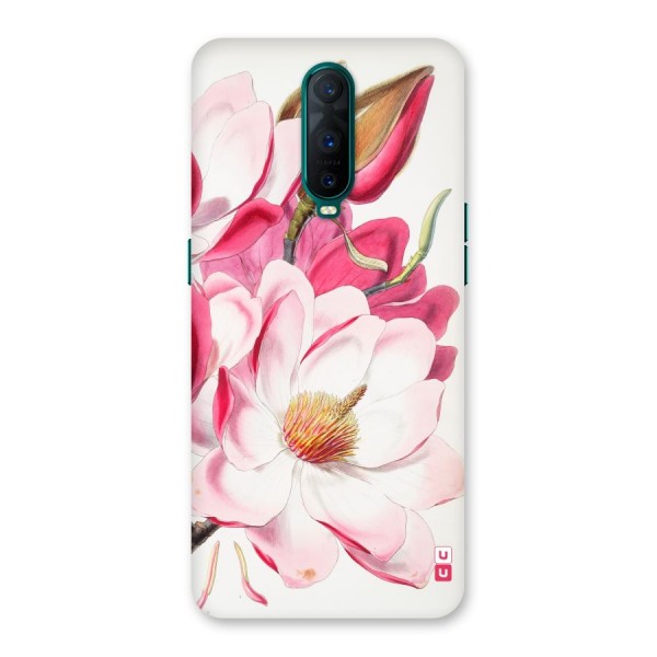 Pink Beautiful Flower Back Case for Oppo R17 Pro