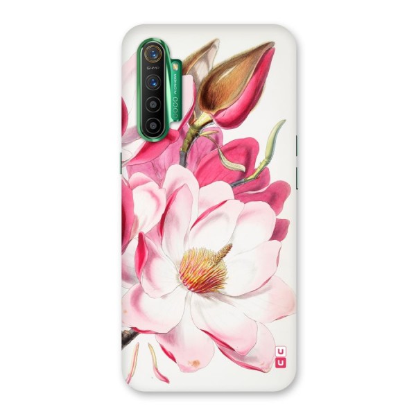 Pink Beautiful Flower Back Case for Realme X2