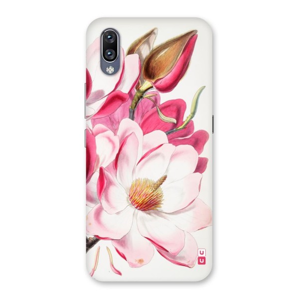 Pink Beautiful Flower Back Case for Vivo NEX