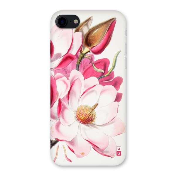 Pink Beautiful Flower Back Case for iPhone SE 2020