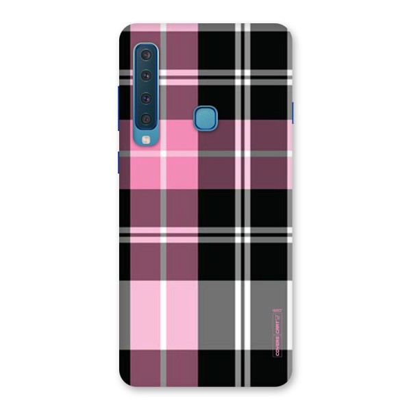 Pink Black Check Back Case for Galaxy A9 (2018)