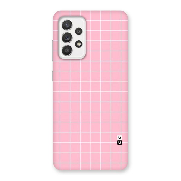 Pink Checks Back Case for Galaxy A52