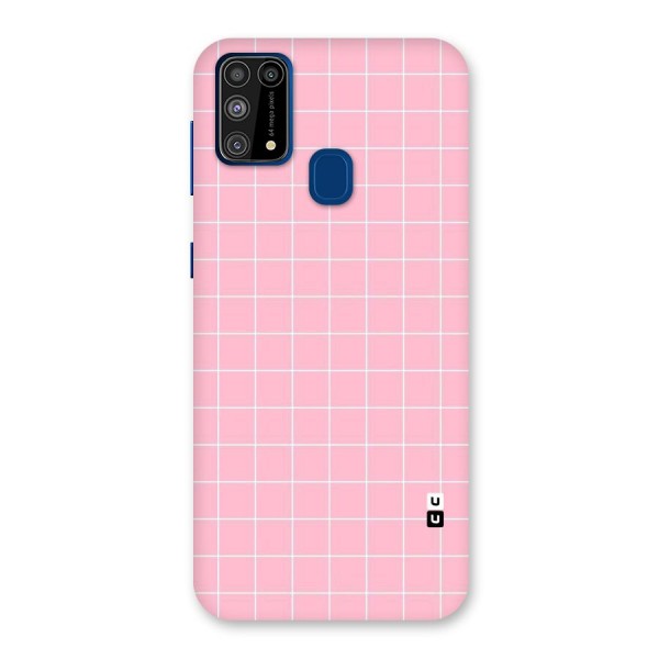 Pink Checks Back Case for Galaxy F41