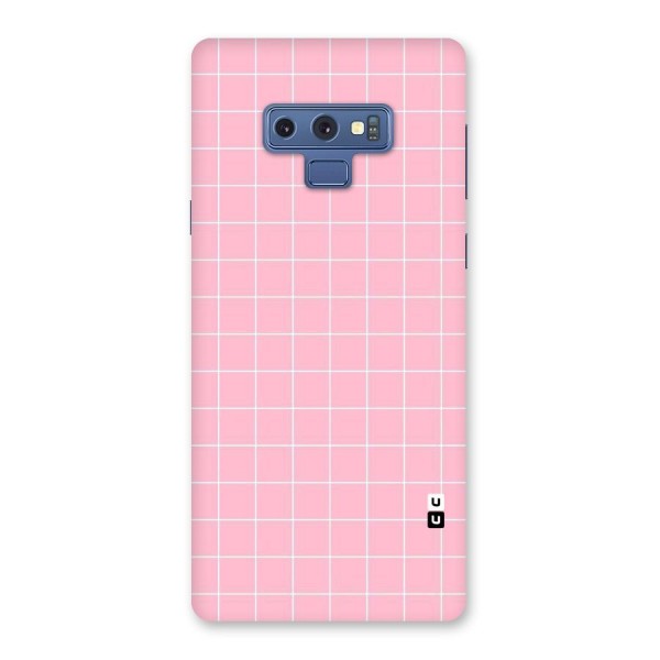 Pink Checks Back Case for Galaxy Note 9