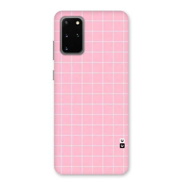 Pink Checks Back Case for Galaxy S20 Plus