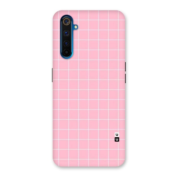 Pink Checks Back Case for Realme 6 Pro