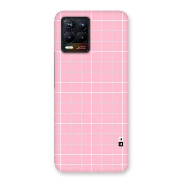 Pink Checks Back Case for Realme 8