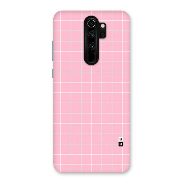 Pink Checks Back Case for Redmi Note 8 Pro