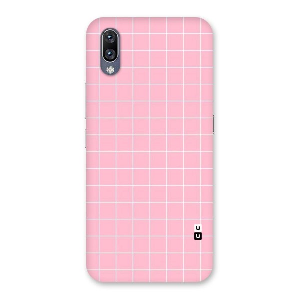 Pink Checks Back Case for Vivo NEX