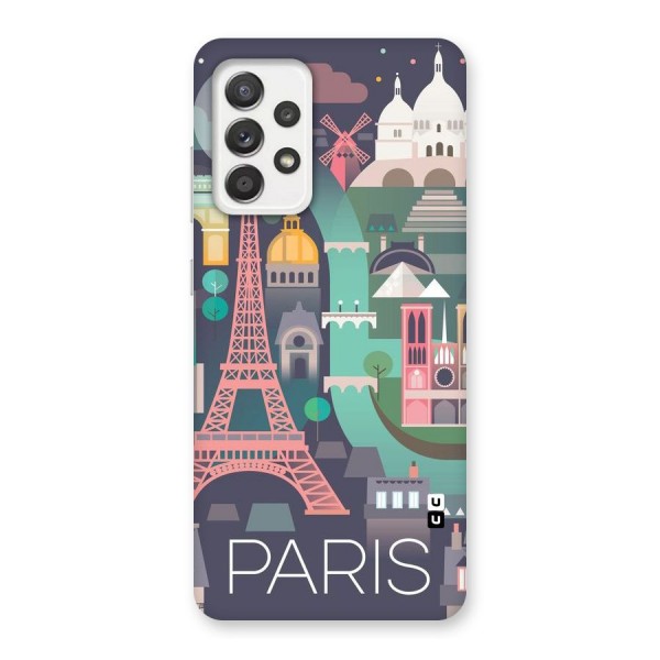 Pink Cute Tower Back Case for Galaxy A52