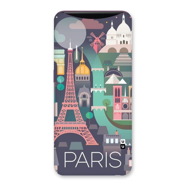 Pink Cute Tower Back Case for Oppo Find X