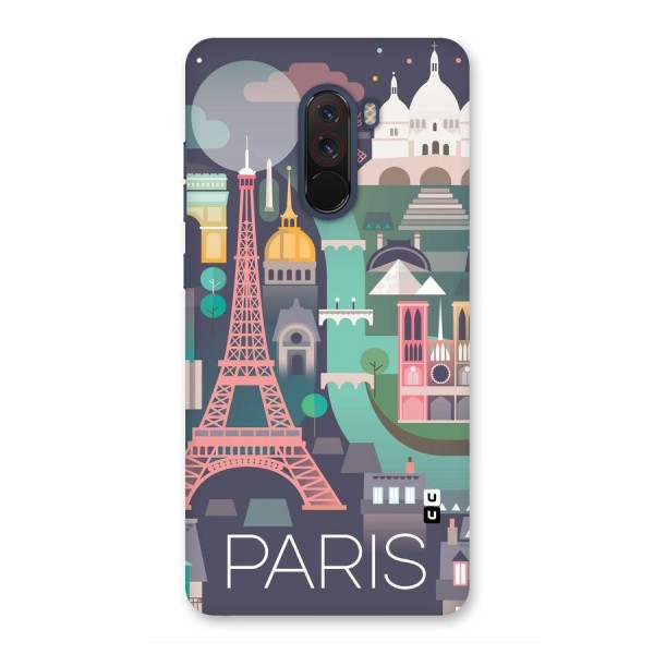 Pink Cute Tower Back Case for Poco F1