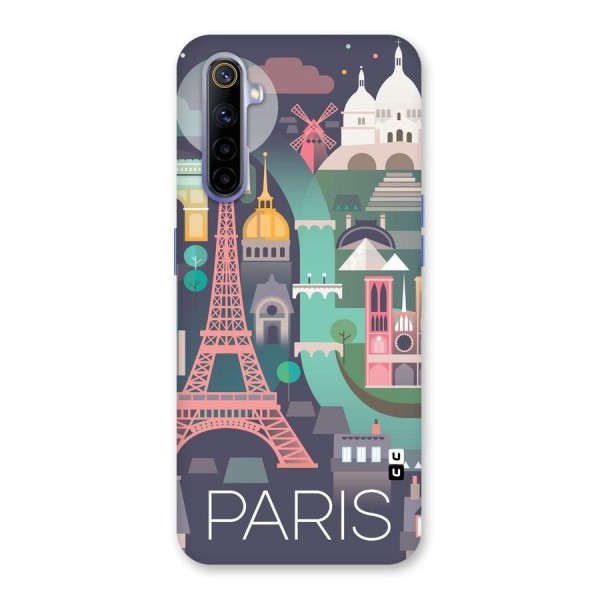 Pink Cute Tower Back Case for Realme 6