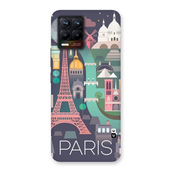 Pink Cute Tower Back Case for Realme 8