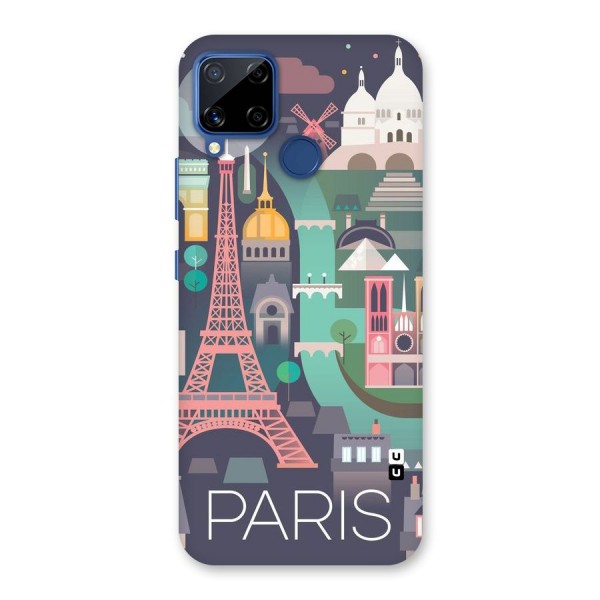 Pink Cute Tower Back Case for Realme C12