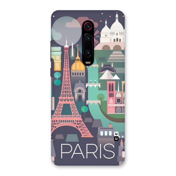 Pink Cute Tower Back Case for Redmi K20 Pro