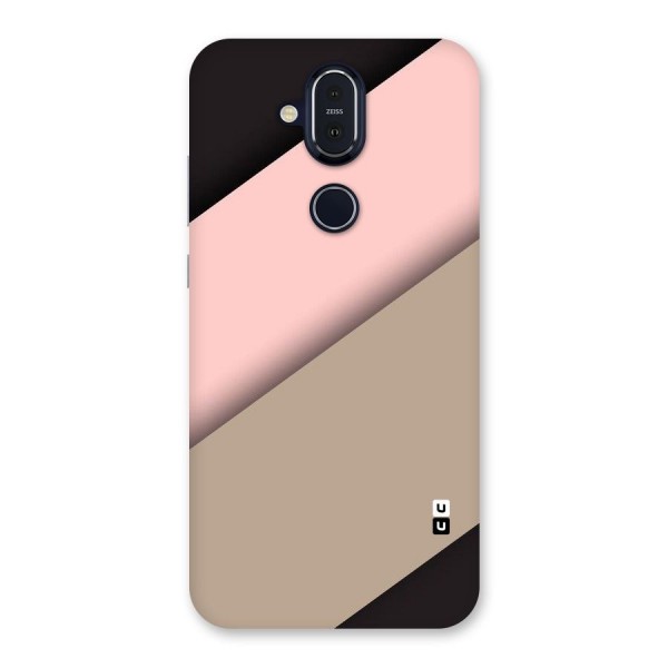 Pink Diagonal Back Case for Nokia 8.1