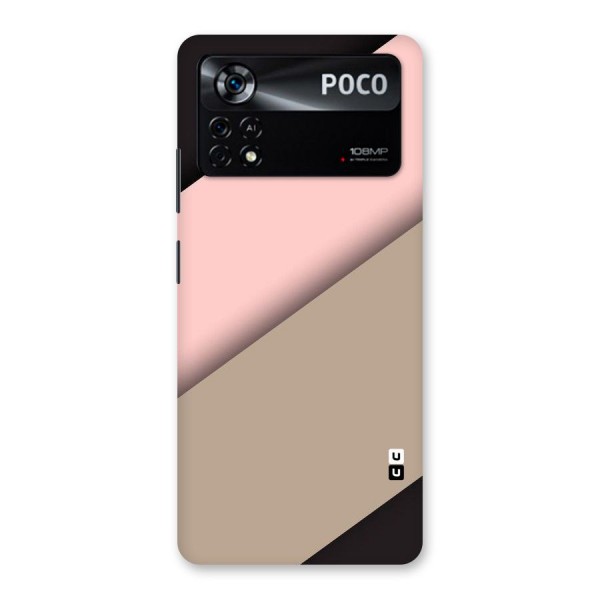 Pink Diagonal Back Case for Poco X4 Pro 5G