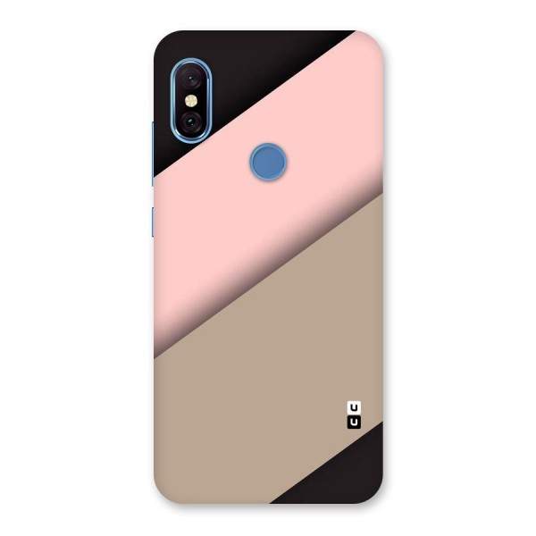 Pink Diagonal Back Case for Redmi Note 6 Pro