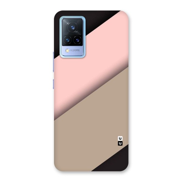 Pink Diagonal Back Case for Vivo V21 5G