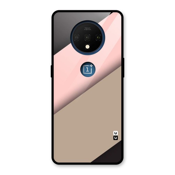 Pink Diagonal Glass Back Case for OnePlus 7T