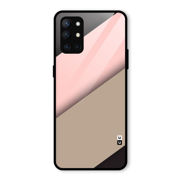 Pink Diagonal Glass Back Case for OnePlus 9R