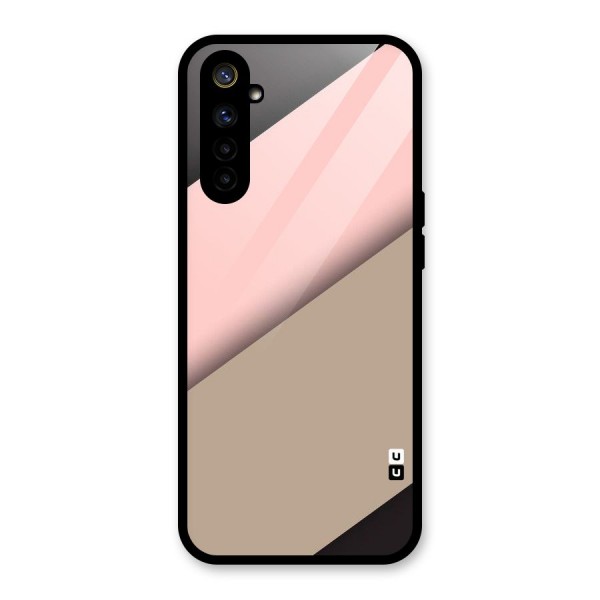 Pink Diagonal Glass Back Case for Realme 6