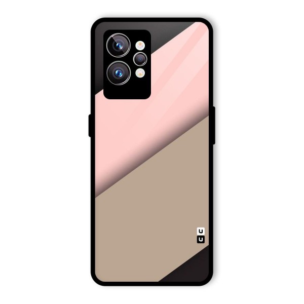 Pink Diagonal Glass Back Case for Realme GT2 Pro