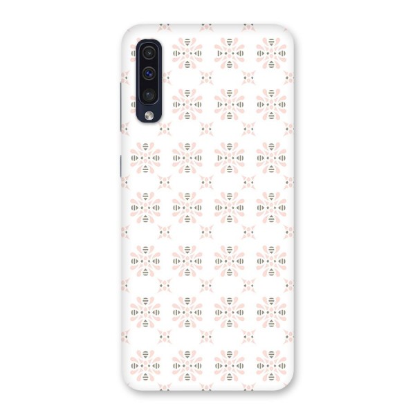 Pink Floral Pattern Back Case for Galaxy A50