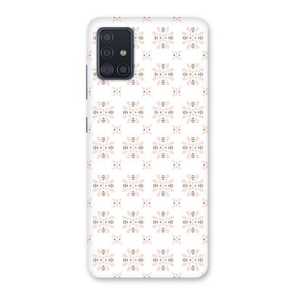 Pink Floral Pattern Back Case for Galaxy A51