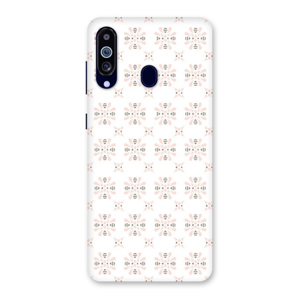 Pink Floral Pattern Back Case for Galaxy A60