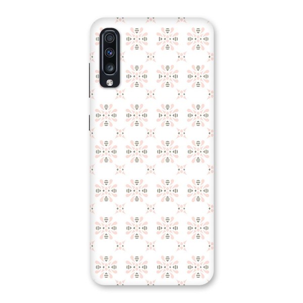 Pink Floral Pattern Back Case for Galaxy A70s