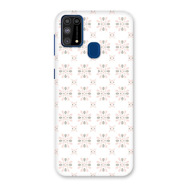 Pink Floral Pattern Back Case for Galaxy F41