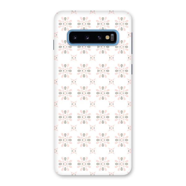 Pink Floral Pattern Back Case for Galaxy S10