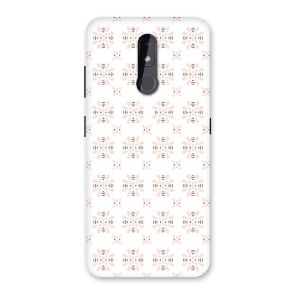 Pink Floral Pattern Back Case for Nokia 3.2