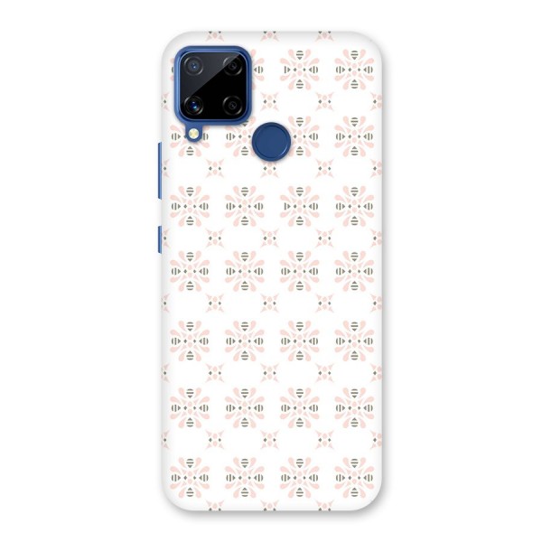 Pink Floral Pattern Back Case for Realme C12