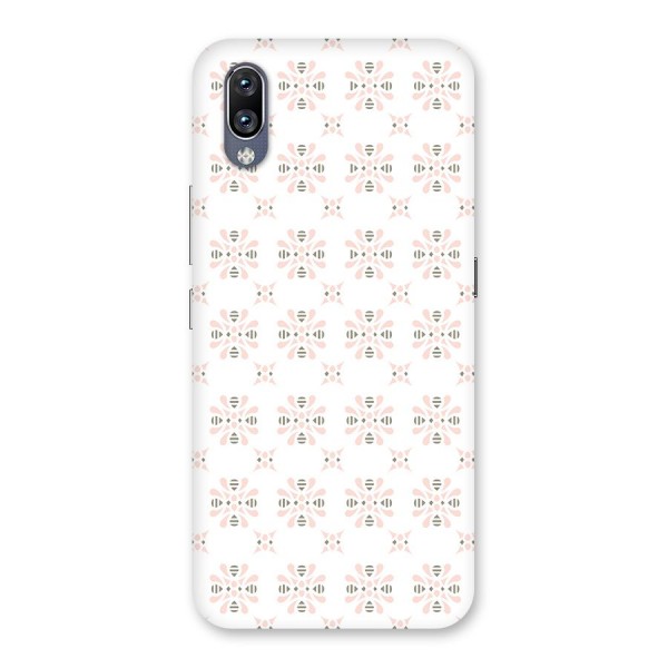 Pink Floral Pattern Back Case for Vivo NEX