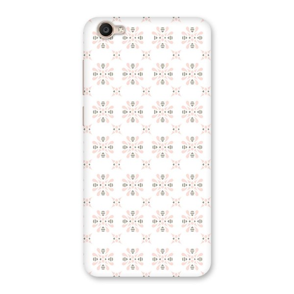 Pink Floral Pattern Back Case for Vivo Y55s