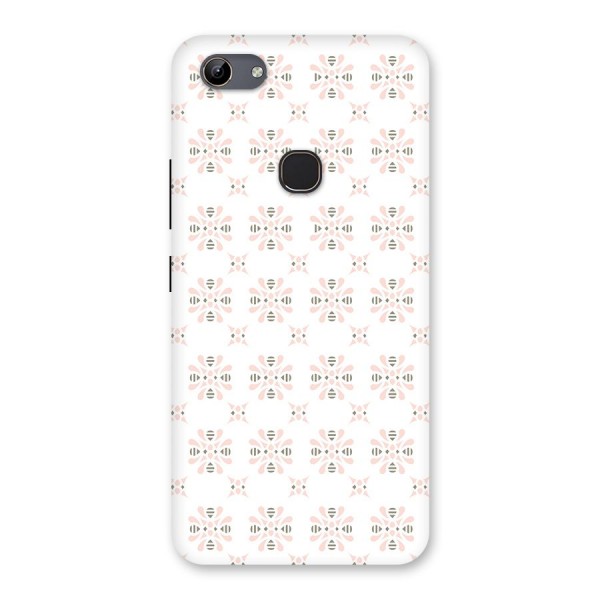 Pink Floral Pattern Back Case for Vivo Y81